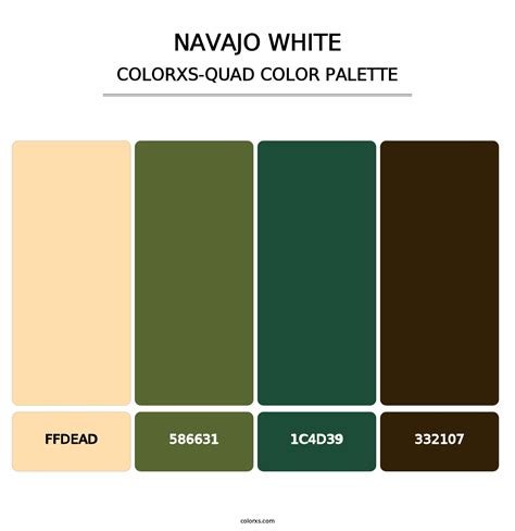 Navajo White color palettes - colorxs.com