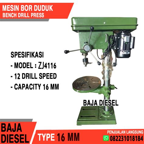 Jual Mesin Bor Duduk Zj Speed Drill Press Mm Bench Drill