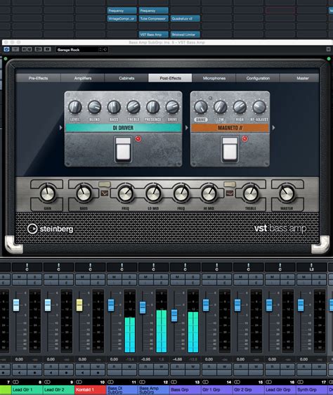 Cubase Optimising Electric Bass