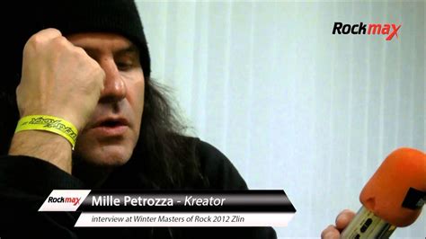 Kreator Mille Petrozza Interview At Winter Masters Of Rock 2012 Youtube