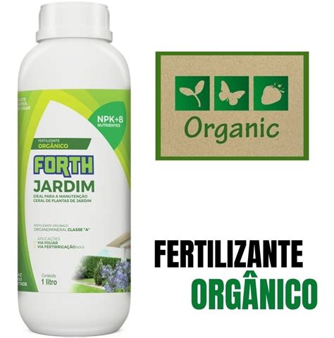 Adubo Fertilizante Orgânico Forth Jardim Concentrado 1 Litro MercadoLivre