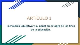 An Lisis Personales De La Tecnolog A Educativa Ppt