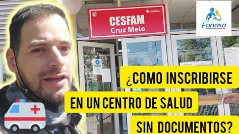 Como Inscribirse En Un Centro De Salud Sin Documento Paso No