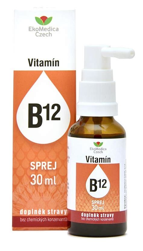 Vitamín B12 sprej 30ml EKOMEDICA skladem BENU cz