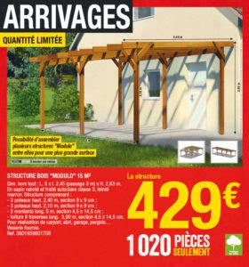 Le Carport Brico Depot Catalogues Et Arrivages Brico Depot