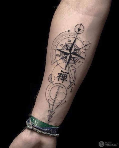 Compass Avec Images Tatouage Avant Bras Tatouage Tatouage Rose Des Vents