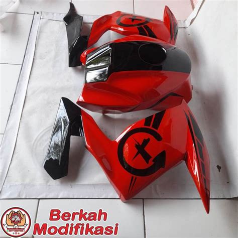 Cover Kondom Tangki Half Fairing PNP Yamaha Byson Karbu Lazada