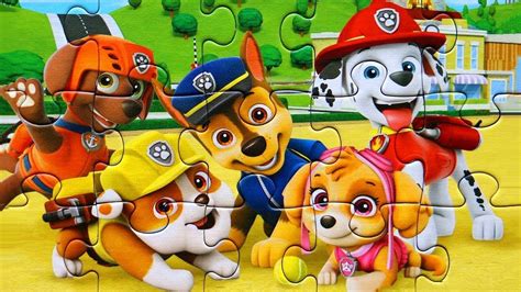 Paw Patrol Holiday Puppies Play On The Beach We Solve Jigsaw Puzzle