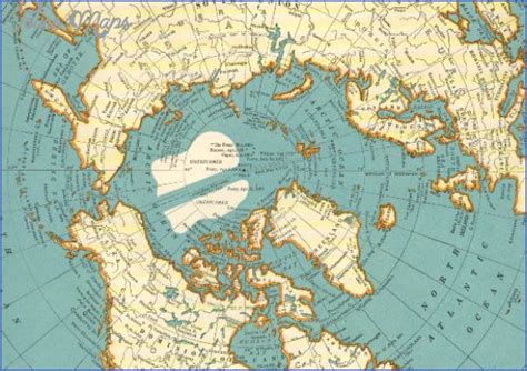 Arctic Circle Map - ToursMaps.com