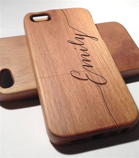 Personalized Name Laser Engraved Wood Case For Iphone By Studiot7