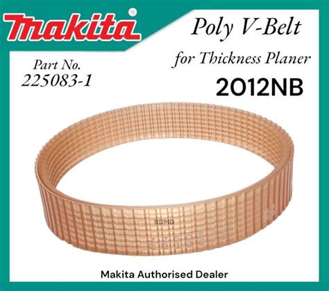 Makita Poly V Belt For 2012NB Thickness Planer 225083 1 Lazada PH