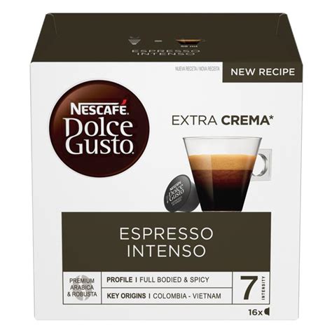 Nescafe Dolce Gusto Espresso Intenso Porcijas Kafijas Kapsulas