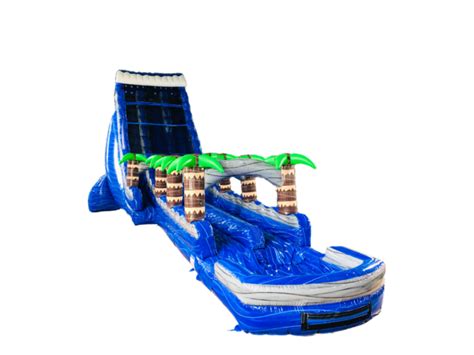 Dallas Fort Worth Plano 27ft Blue Wave Water Slide And Party Rentals