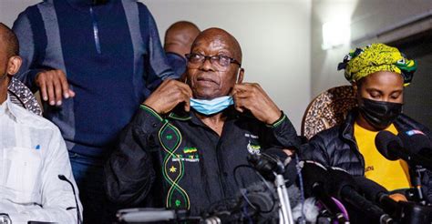 South Africa’s Ex President Jacob Zuma Hands Himself Over To Police