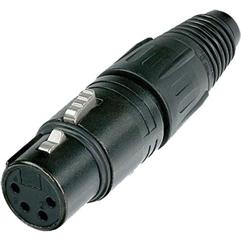 Neutrik NC4FX B 4 Pin XLR Female Connector NC4FX B B H Photo