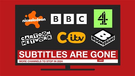 Subtitles Are Gone Tv Channels Dropping In Youtube