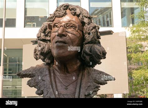 The face of Betty Campbell during the unveiling of the statue in ...