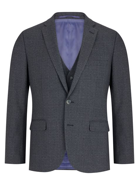 Light Grey Suit Contrast Waistcoat Tom Murphy S Formal And Menswear