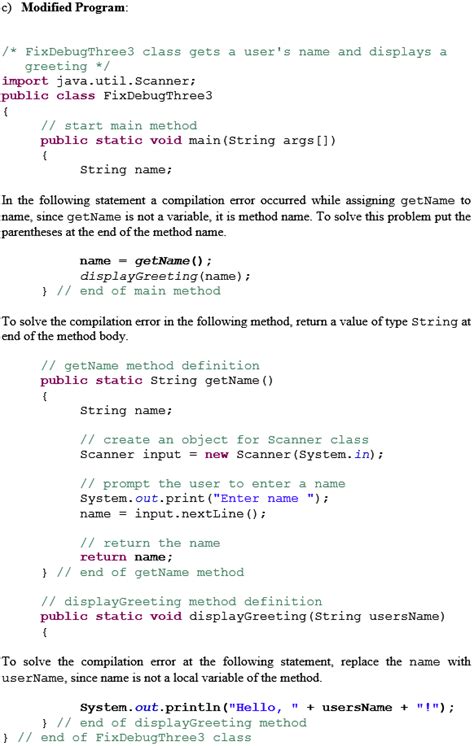 Chapter 3 Solutions Java Programming 8th Edition