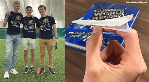 Boeing Engineers Design Record Breaking Paper Plane