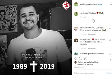 Filho mais novo de Cafu usa as redes sociais para se despedir do irmão