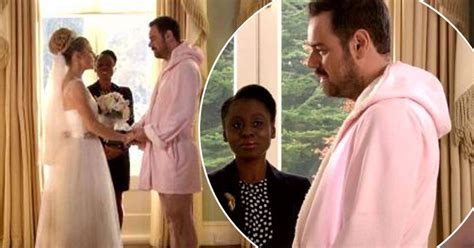 Eastenders Mick Carter Wears Pink Dressing Gown To His Own Wedding And