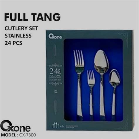 Jual Oxone Sendok Set Full Tang Cutlery Set Stainless Ox Pcs