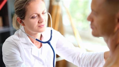 Premium Photo Female Doctor With Stethoscope Doing Medical