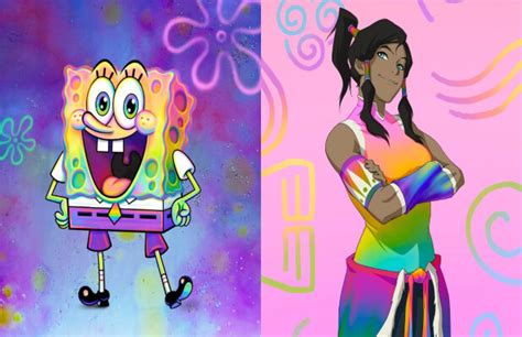 Nickelodeon Celebrates Pride With Lgbtq Themed Images Of Spongebob And More