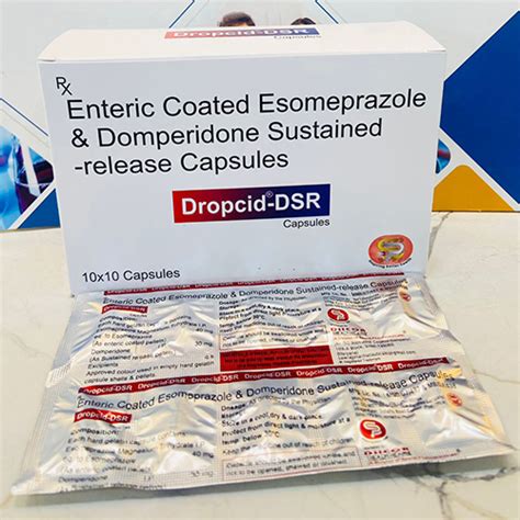 Enteric Coated Esomeprazole And Domperidone Sustained Release Capsules