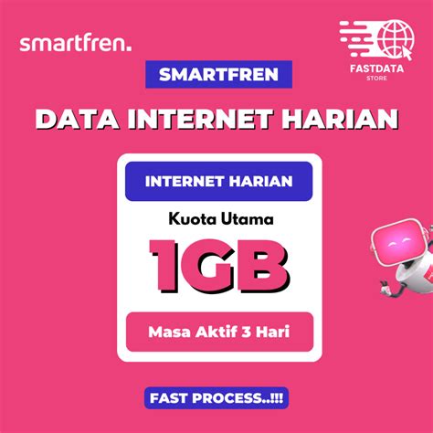 Jual Paket Data Smartfren Unlimited Harian Unlimited Nonstop Volume