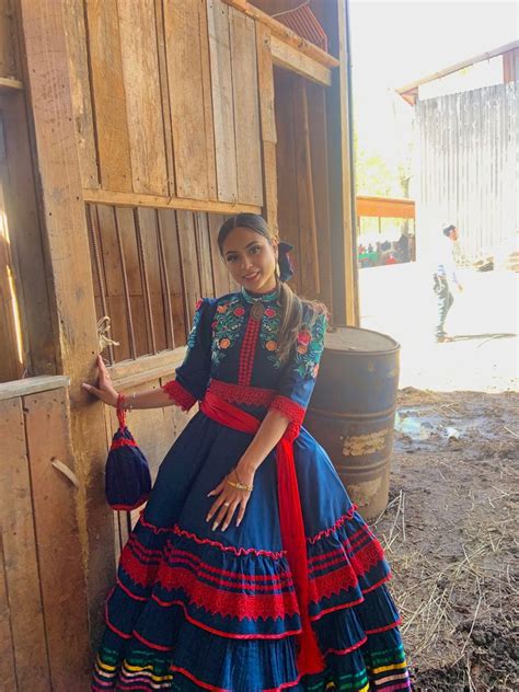 Traditional Mexican Escaramuza Dress