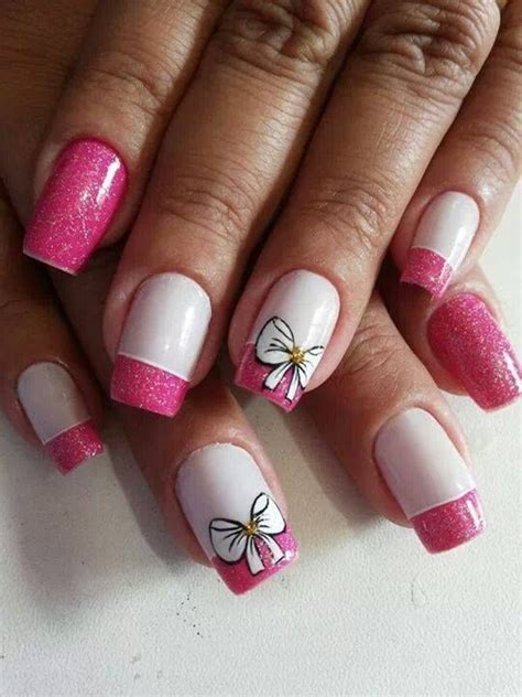 Unha Decorada Lacinhos Unhas decoradas Unhas decoradas laços