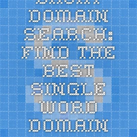 Letter Domain Name Search