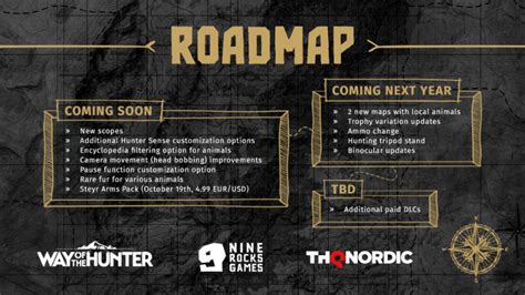 Way Of The Hunter New Roadmap For Way Of The Hunter Steam News