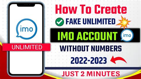 Fake Imo Ll How To Create Unlimited Imo Account L Unlimited Imo Account