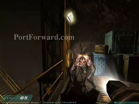 Doom 3 Walkthrough Caverns Area 1