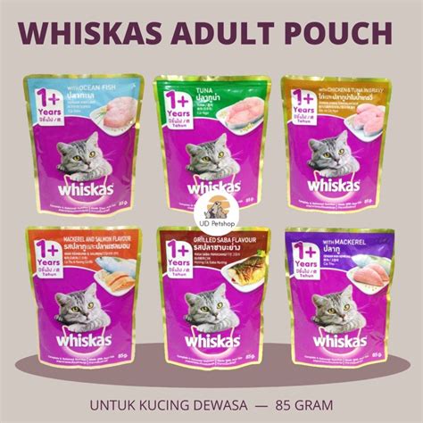 Jual Whiskas Adult Pouch Gr Makanan Kucing Basah Wet Food