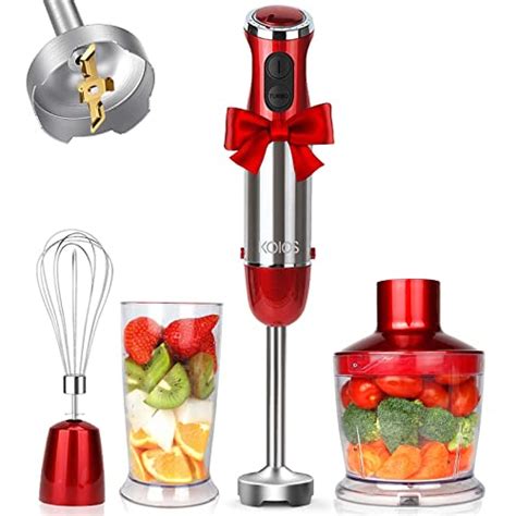 Koios 800w 4 In 1 Multifunctional Hand Immersion Blender 12 Speed Microwave Recipes