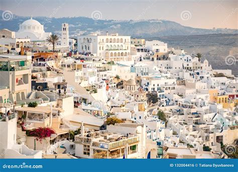 Thira, Santorini - 18.10 editorial photo. Image of christian - 132004416