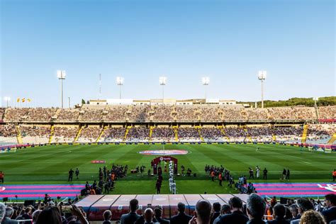 First League Game At Estadi Ol Mpic Llu S Companys