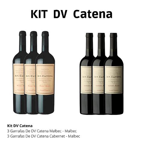 Kit Dv Catena Vinhos Rica Arte