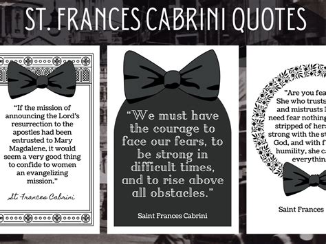 Catholic Art St Frances Xavier Cabrini Quotes Catholic Nursery Art