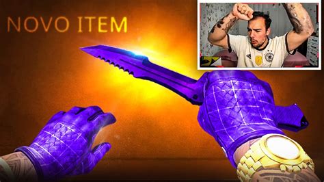 Ganhei Uma Faca E Uma Luva Muito Raras No Csgo Kit Roxo Youtube