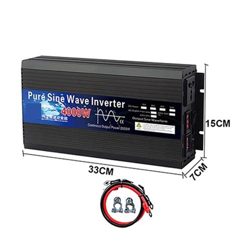 Pure Sine Wave Inverter 12v 24v 48v 60v 220 3000w 4000w Voltage