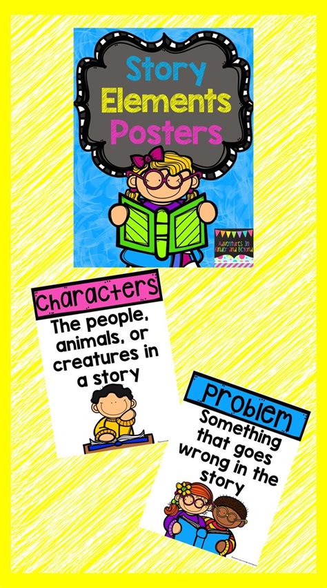 Story Elements Posters - Primary Story Elements Anchor Charts | Story ...