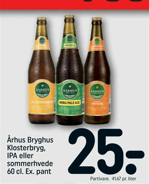 Århus Bryghus Klosterbryg IPA eller sommerhvede tilbud hos Rema 1000