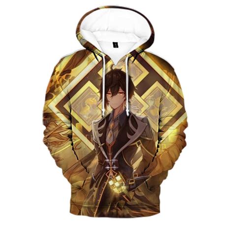 2021 Genshin Impact 3d 3d Hoodies Popular Cartoon Style For Men Women