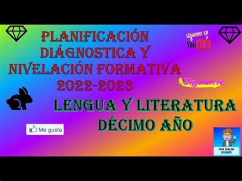 Lengua Y Literatura Decimo A O Plan Microcurricular Diagnostico Y