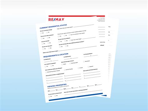 Remax Canva Buyer Questionnaire Canva Real Estate Editable Etsy